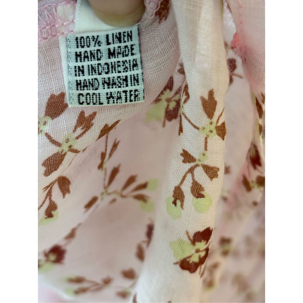 NWOT Yvonne S Linen ANGELICA MINI DRESS, Med $695 - Picture 10 of 11